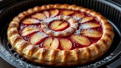 Шарлотка с яблоками в аэрогриле