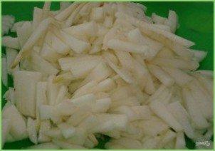 Слойки с яблоками из слоеного теста - фото шаг 2