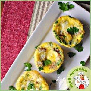 Суфле с картофелем и колбасками - фото шаг 11