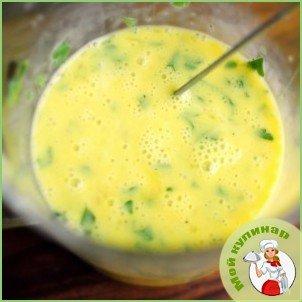 Суфле с картофелем и колбасками - фото шаг 7