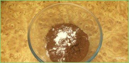 Треснутое шоколадное печенье - фото шаг 1