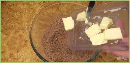 Треснутое шоколадное печенье - фото шаг 2