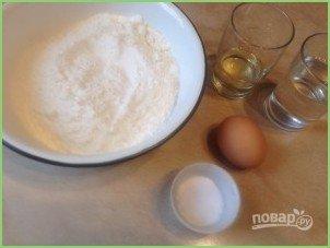 Вертута из вытяжного теста с творогом и укропом - фото шаг 1