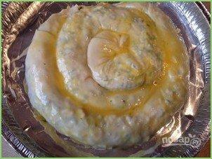 Вертута из вытяжного теста с творогом и укропом - фото шаг 11