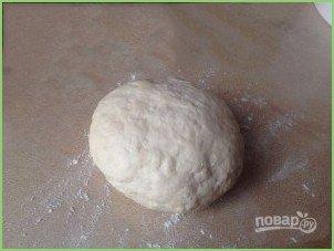 Вертута из вытяжного теста с творогом и укропом - фото шаг 2