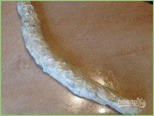 Вертута из вытяжного теста с творогом и укропом - фото шаг 9