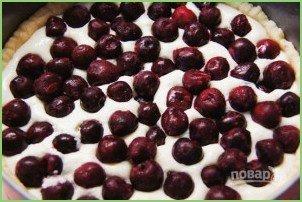 Вишнёвый пирог из творожного теста - фото шаг 12