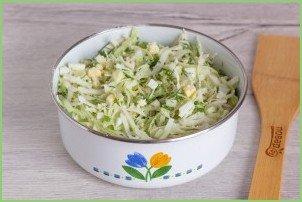 Заливной пирог с молодой капустой - фото шаг 4