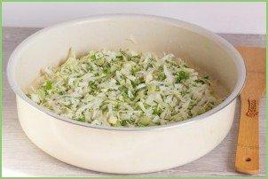 Заливной пирог с молодой капустой - фото шаг 6