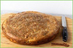 Заливной пирог с молодой капустой - фото шаг 8