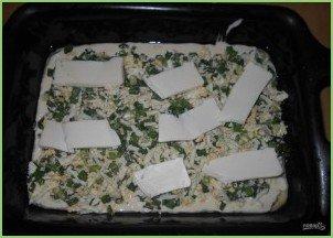 Заливной пирог с зелёным луком и яйцом - фото шаг 6