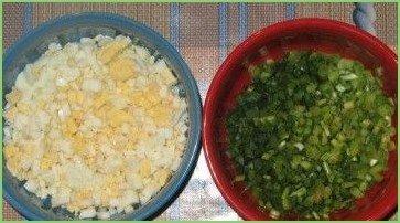 Жареные пирожки с луком - фото шаг 1