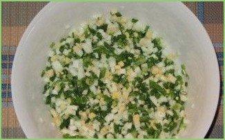 Жареные пирожки с луком - фото шаг 2