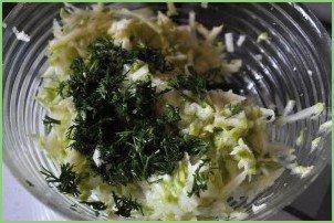 Диетические оладьи из кабачков - фото шаг 2