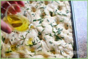 Фокачча с розмарином и морской солью - фото шаг 10