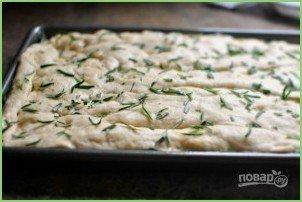 Фокачча с розмарином и морской солью - фото шаг 9