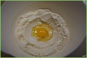 Хачапури с сулугуни на сковороде - фото шаг 1