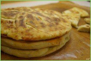 Хачапури с сулугуни на сковороде - фото шаг 10