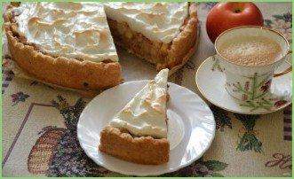 Яблочный пирог с меренгой - фото шаг 17