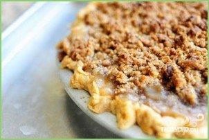 Яблочный пирог с орехами - фото шаг 6