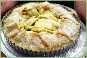 Яблочный пирог с сахарной глазурью - фото шаг 4