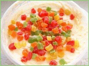 Яблочный пирог с творогом и цукатами - фото шаг 5