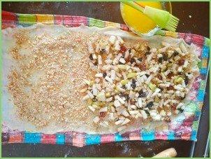 Яблочный штрудель от Бабушки Эммы - фото шаг 9