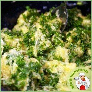 Кабачковые оладьи с козьим сыром - фото шаг 10