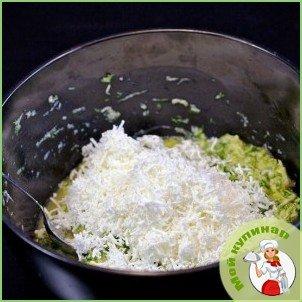 Кабачковые оладьи с козьим сыром - фото шаг 11