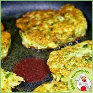 Кабачковые оладьи с козьим сыром - фото шаг 17