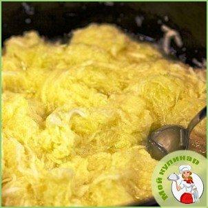 Кабачковые оладьи с козьим сыром - фото шаг 4