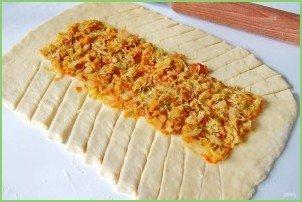 Кулебяка с капустой - фото шаг 9