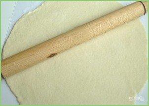 Пицца: тонкое тесто без дрожжей - фото шаг 4