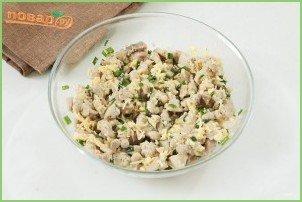 Пирожки из творожного теста с курицей - фото шаг 8