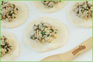 Пирожки из творожного теста с курицей - фото шаг 9