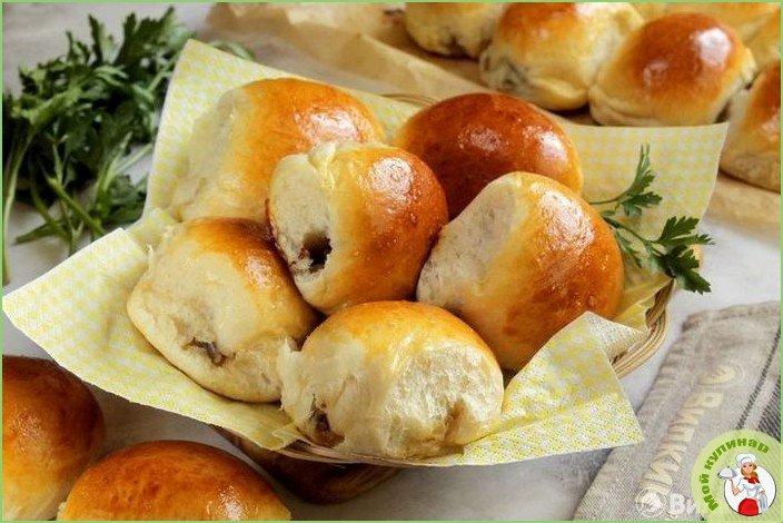 Пирожки с шампиньонами - фото шаг 1