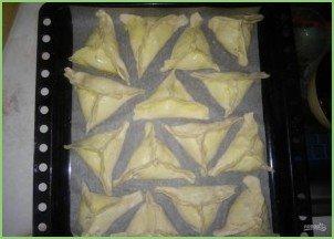 Самса из покупного слоеного теста - фото шаг 12