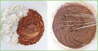 Шоколадный бисквит простой - фото шаг 1