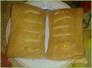 Слойки с колбасой - фото шаг 6