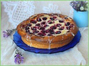 Ватрушка с творогом и вишней - фото шаг 13