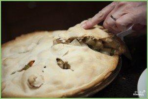 Закрытый пирог с курицей - фото шаг 11