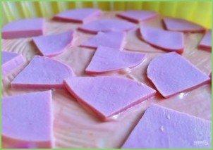 Закусочная пицца на слоеном тесте - фото шаг 5