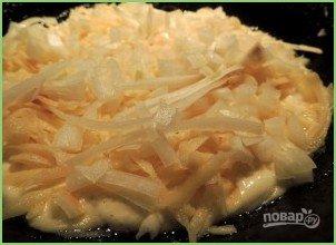 Заливной пирог с картофелем и сайрой - фото шаг 6