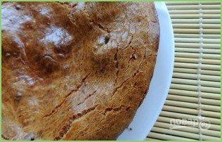 Заливной пирог с картофелем и сайрой - фото шаг 8