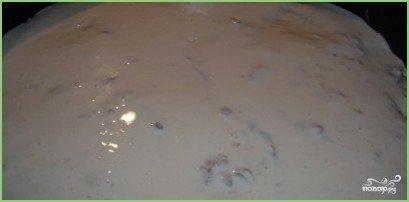 Заливной пирог с сайрой и рисом - фото шаг 6