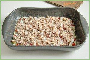 Заливной пирог с тунцом - фото шаг 10