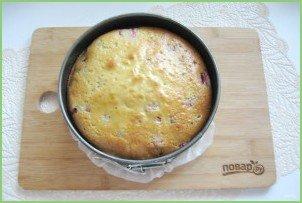 Заливной пирог со сливой - фото шаг 12