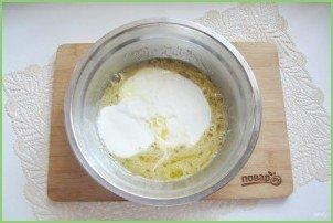 Заливной пирог со сливой - фото шаг 5