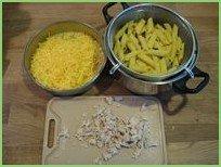 Запеканка из макарон с курицей - фото шаг 1