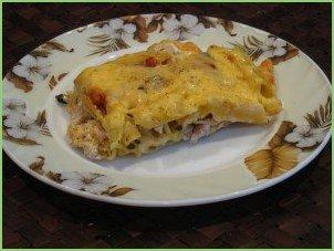 Запеканка из макарон с курицей - фото шаг 4